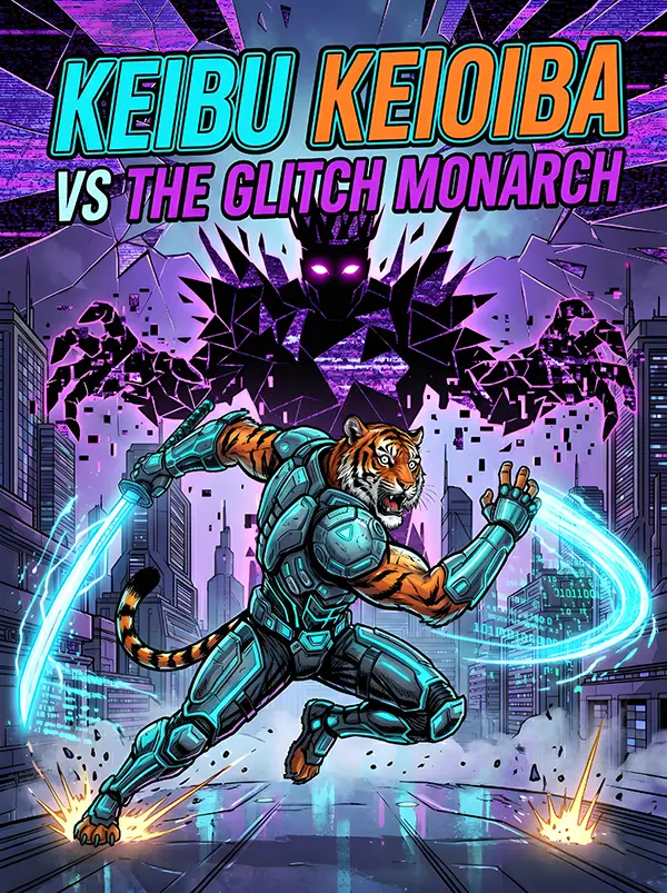 Keibu Keioiba vs. The Glitch Monarch Cover