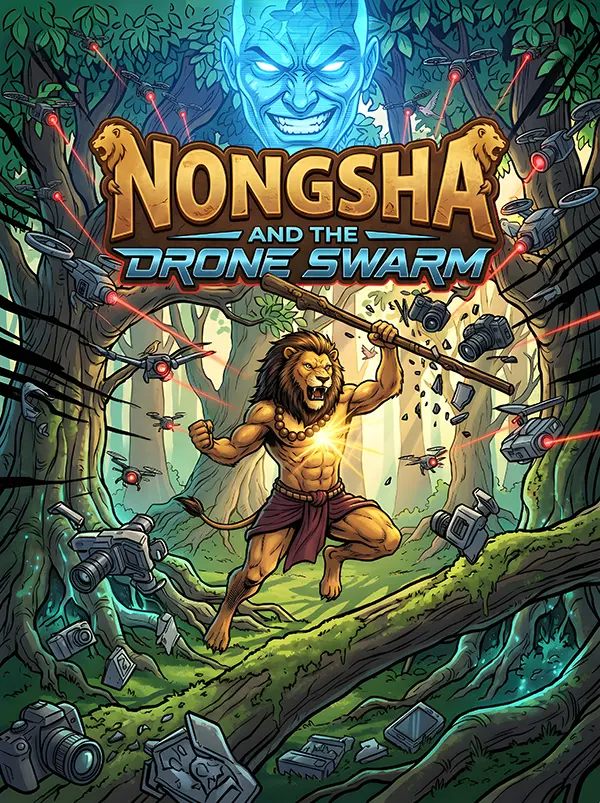 Nongsha and the Drone Swarm Cover